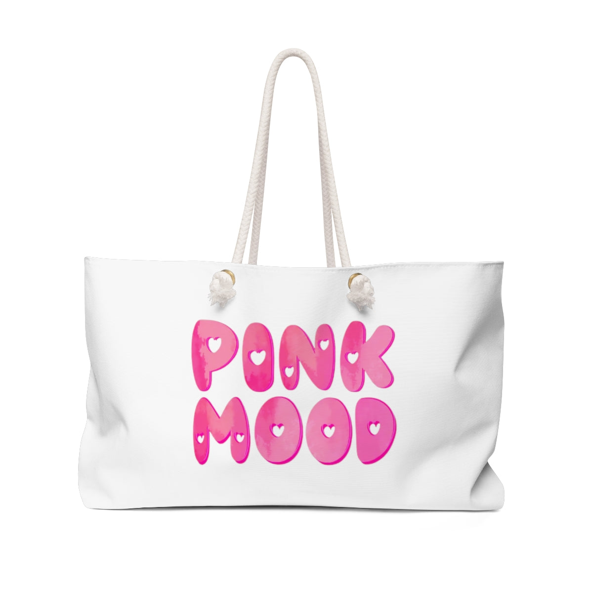 Hot Pink Color Weekender Bag, Solid Bright Pink Color 24x13 Designer  Modern Essential Market Large Tote Bag- Made in USA
