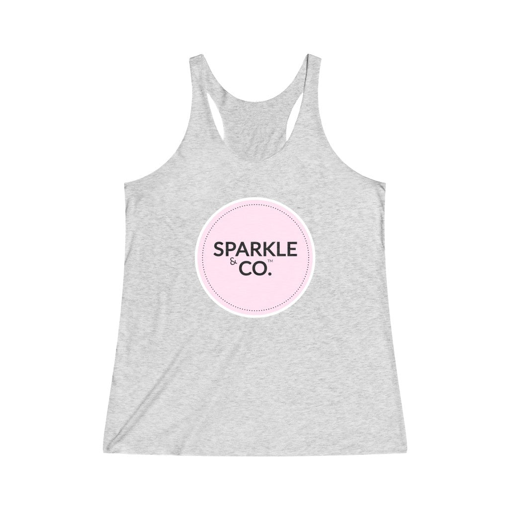 Sparkle & Co. Logo Racerback Tank