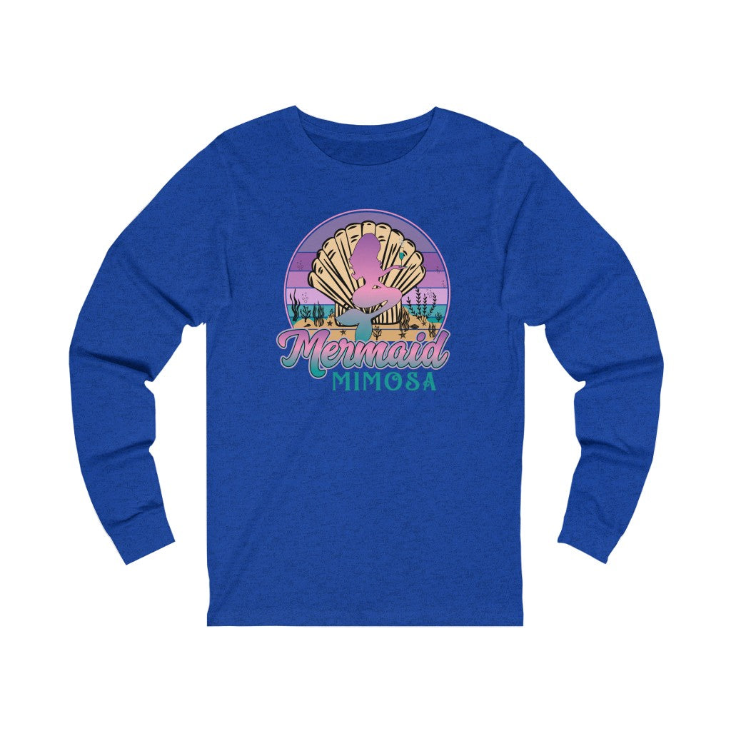 Mermaid Mimosa Long Sleeve Graphic Tee