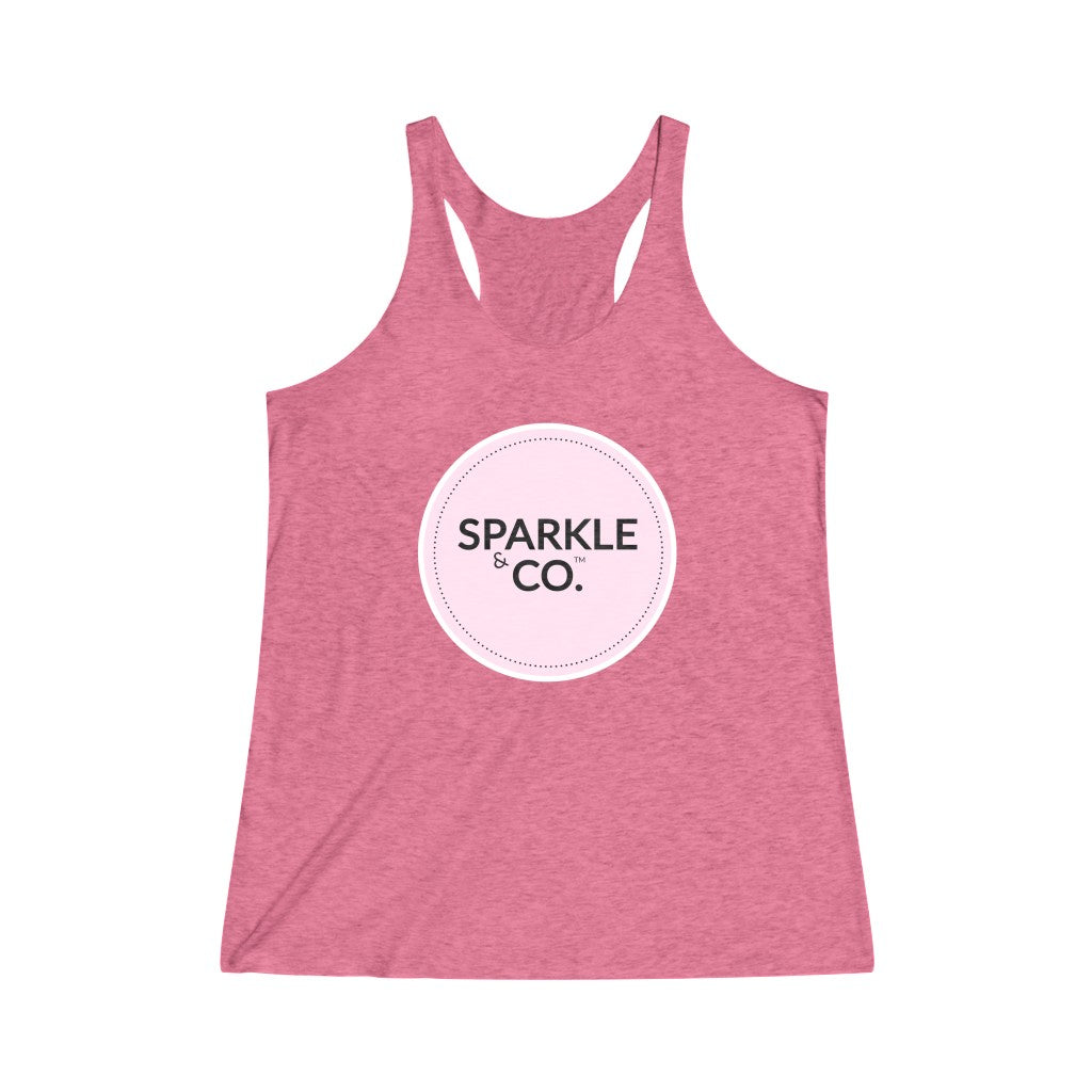 Sparkle & Co. Logo Racerback Tank