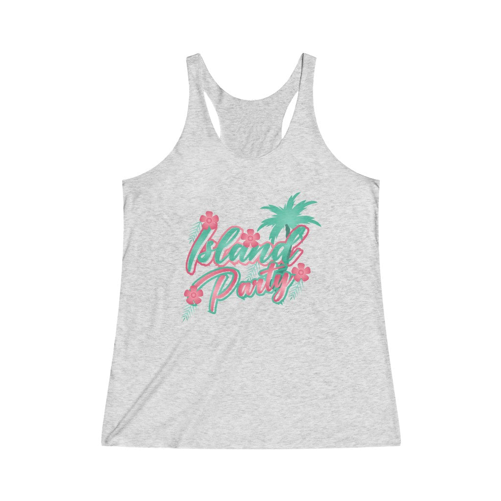 Island Party Racerback Tank