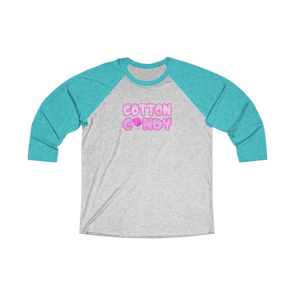 Cotton Candy 3/4 Raglan Tee