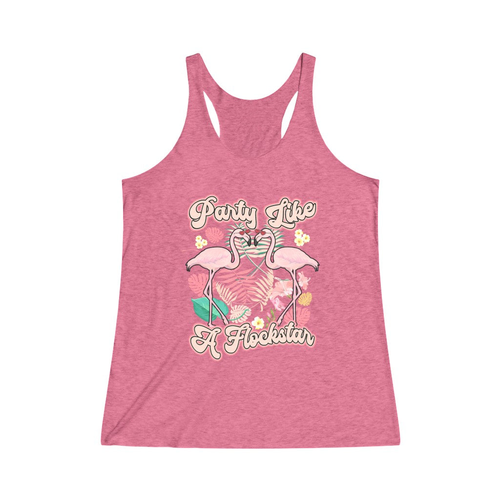 Party Like A Flockstar Racerback Tank