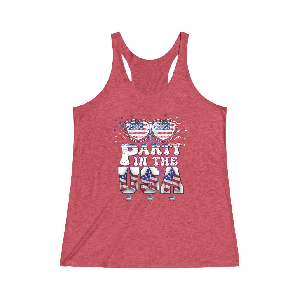 Party In The USA Racerback Tank