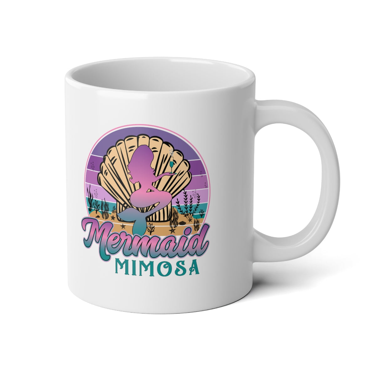 Mermaid Mimosa Jumbo Mug, 20oz