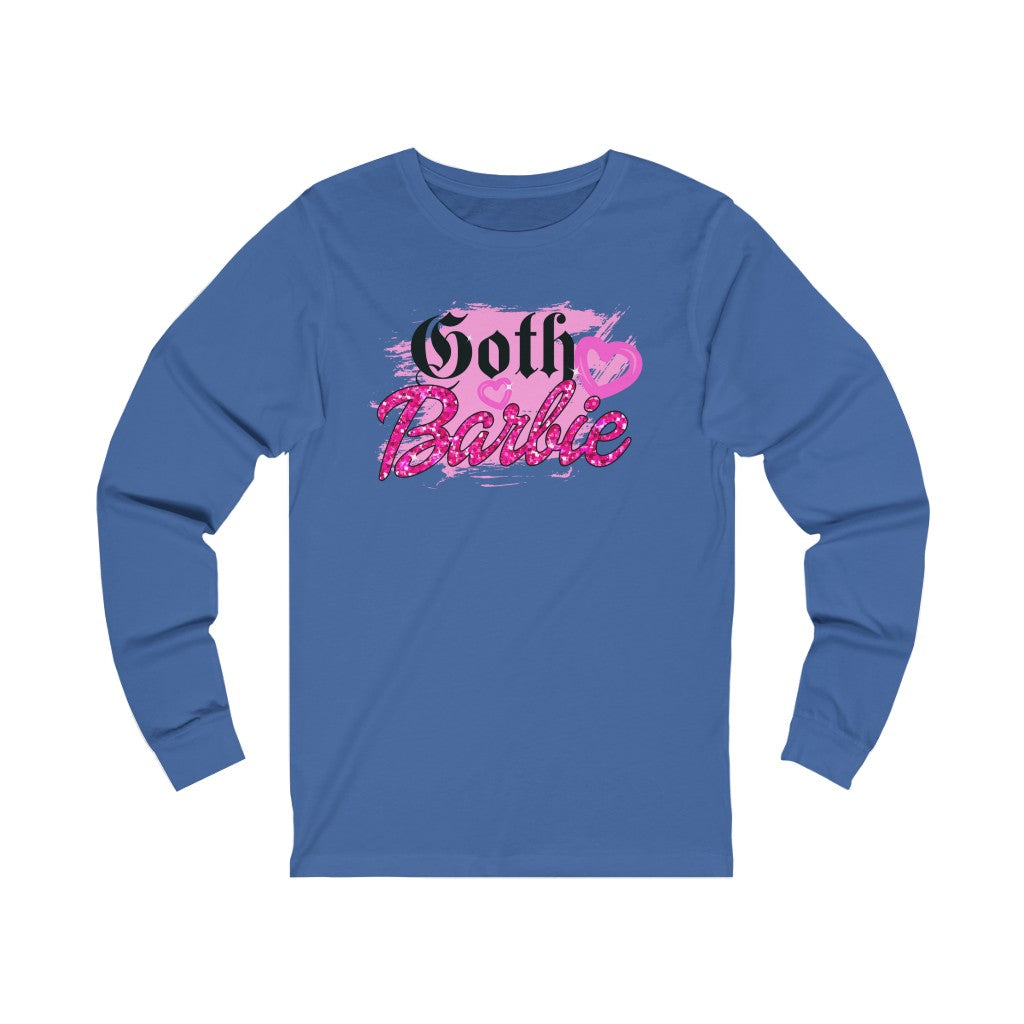 Goth Barbie Long Sleeve Graphic Tee