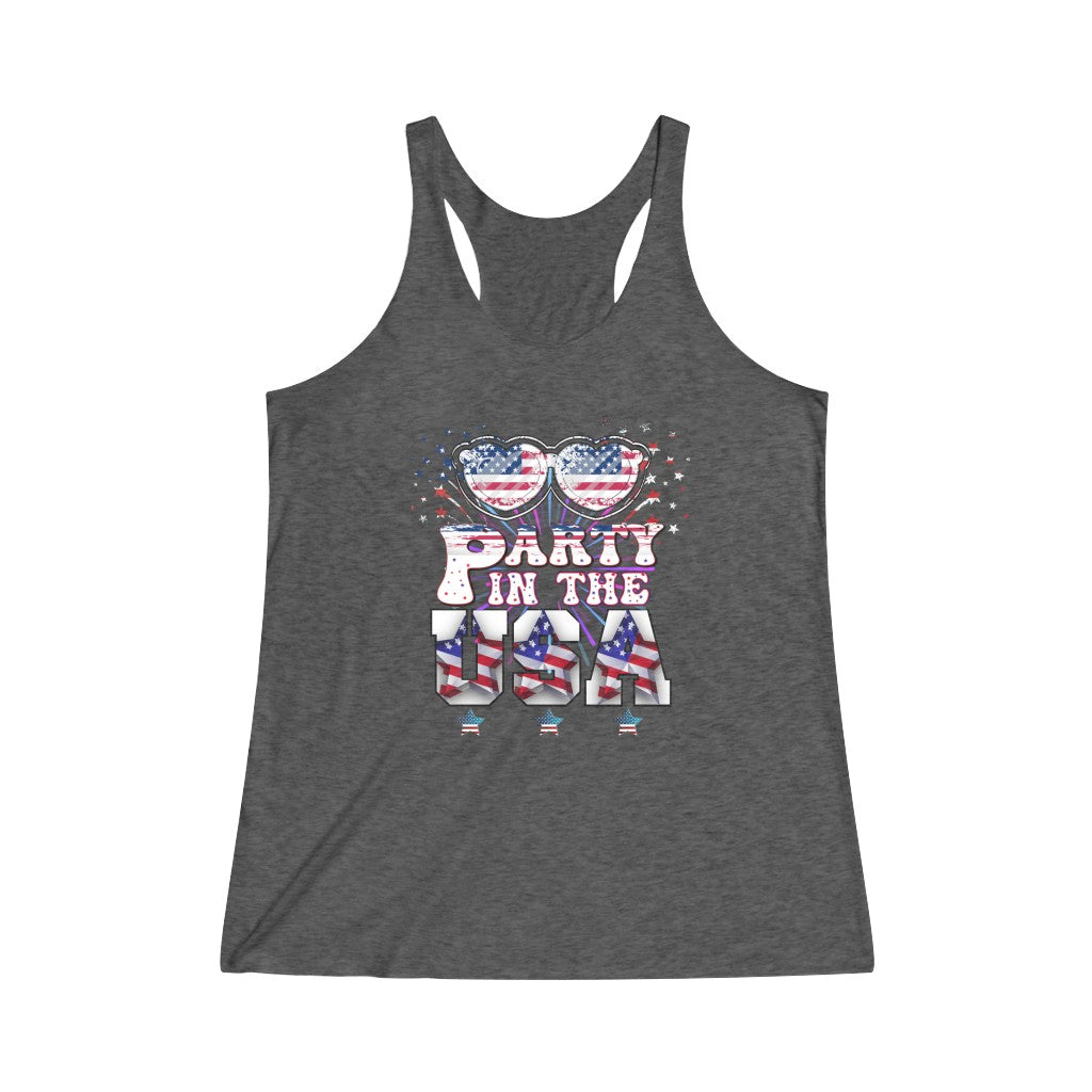 Party In The USA Racerback Tank