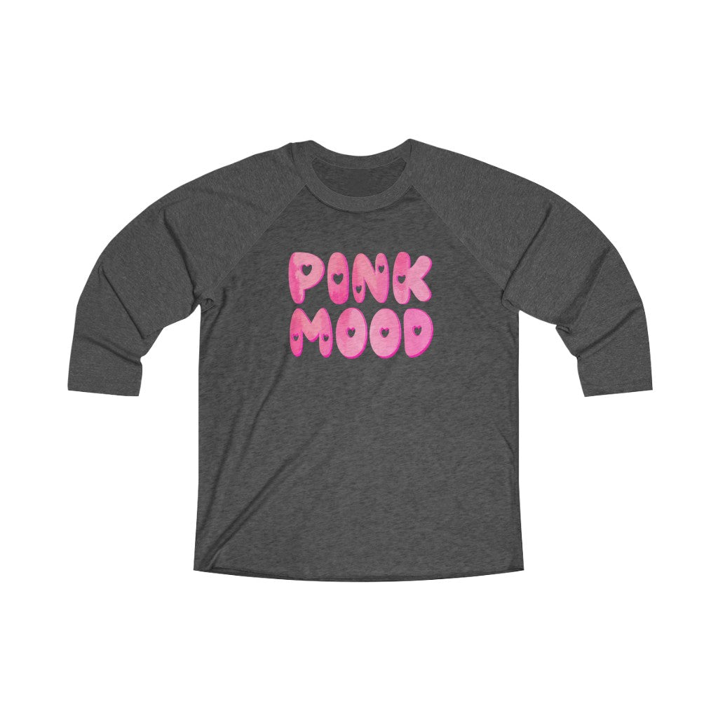 Pink Mood 3/4 Raglan Tee