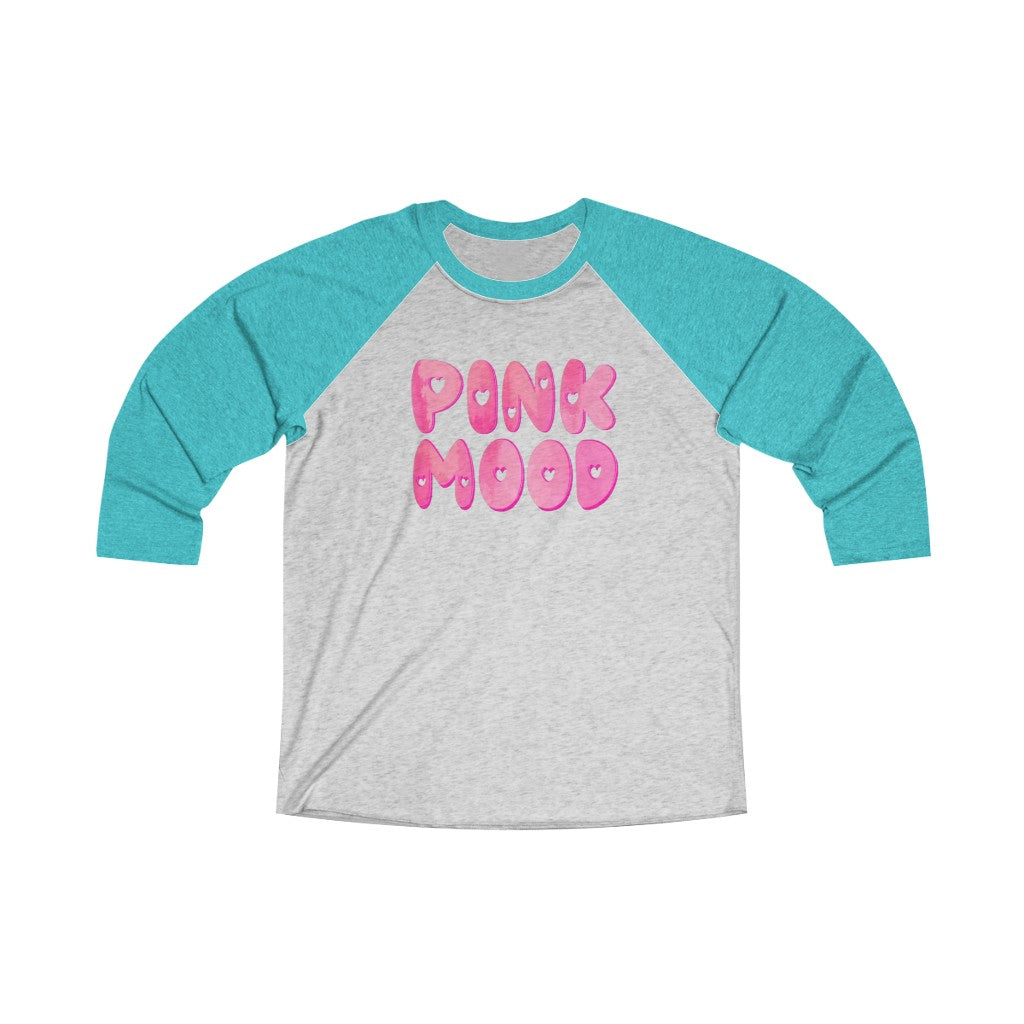 Pink Mood 3/4 Raglan Tee