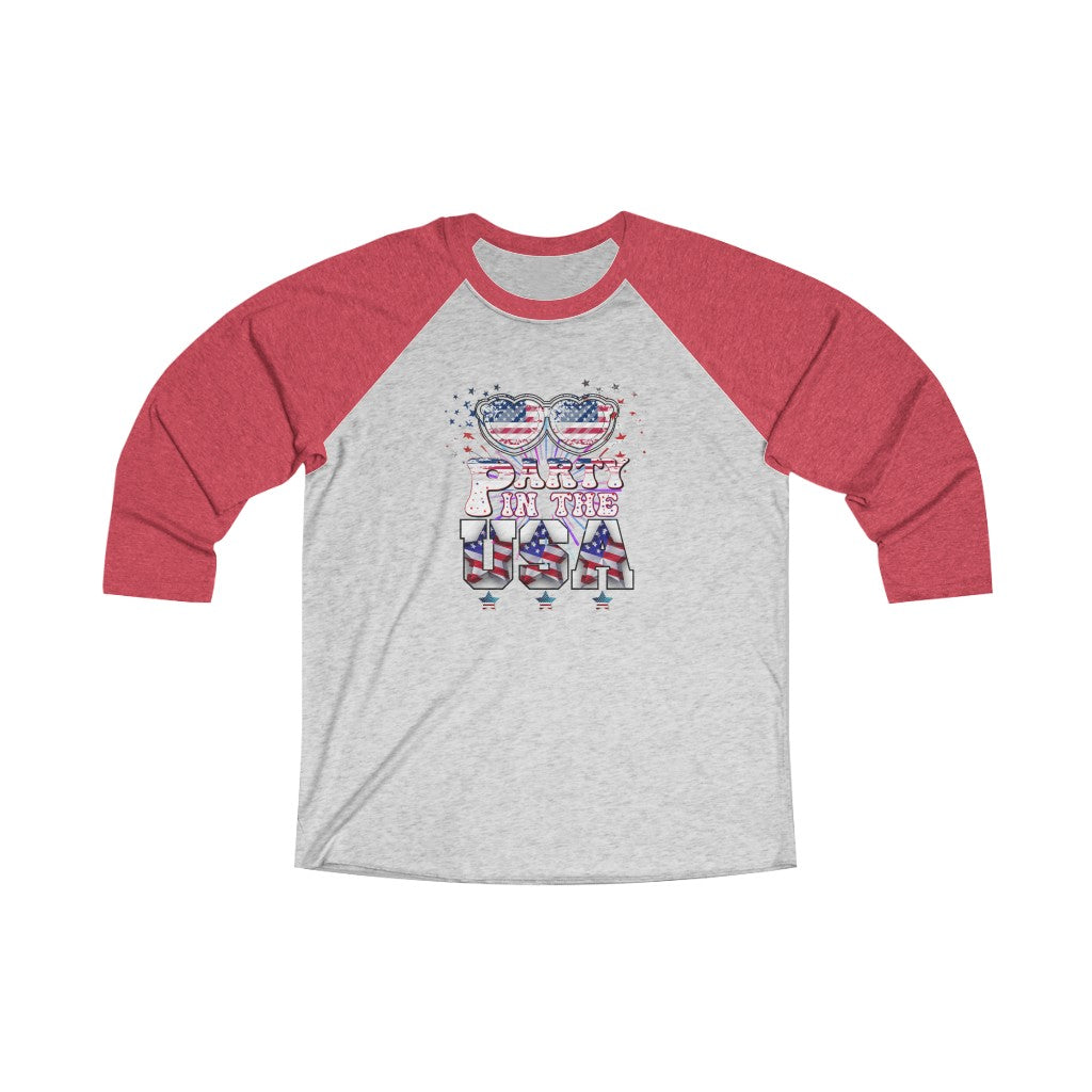 Party In The USA 3/4 Raglan Tee