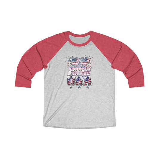 Party In The USA 3/4 Raglan Tee