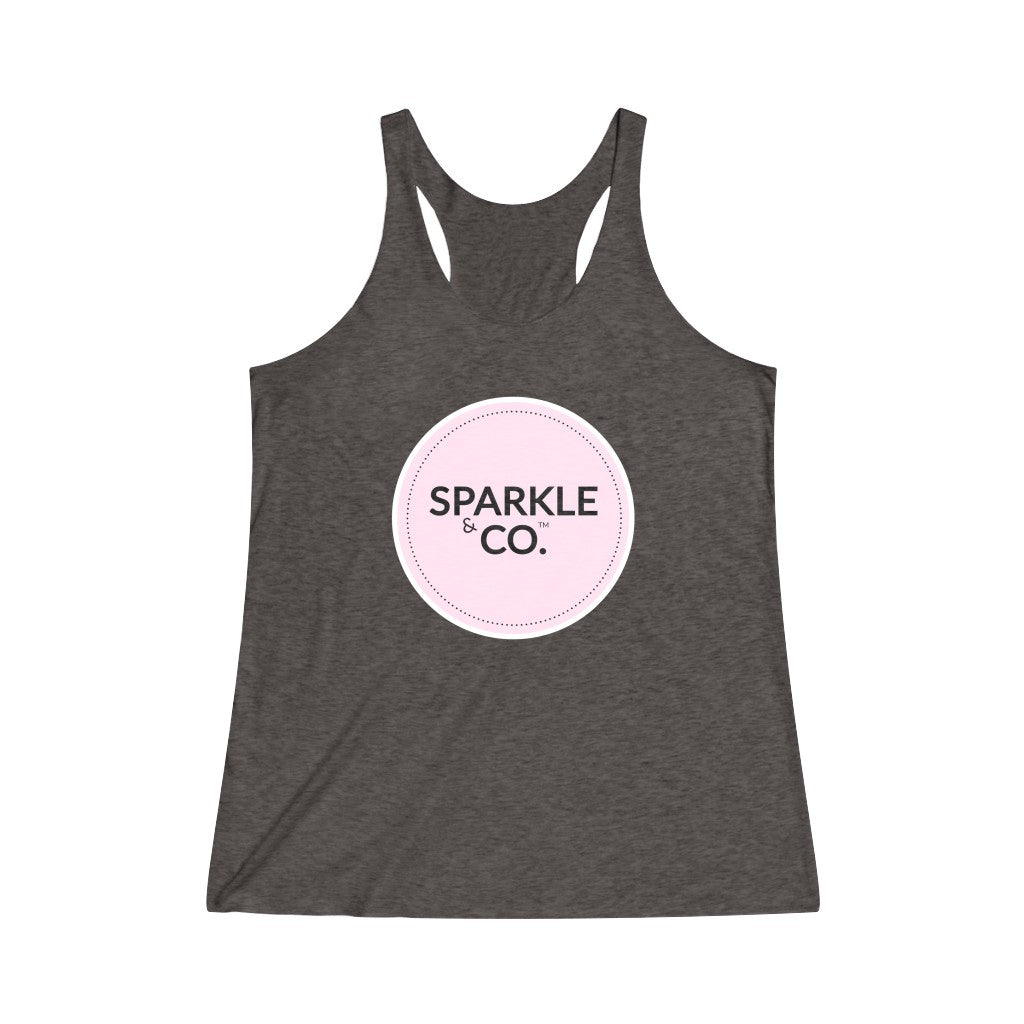 Sparkle & Co. Logo Racerback Tank