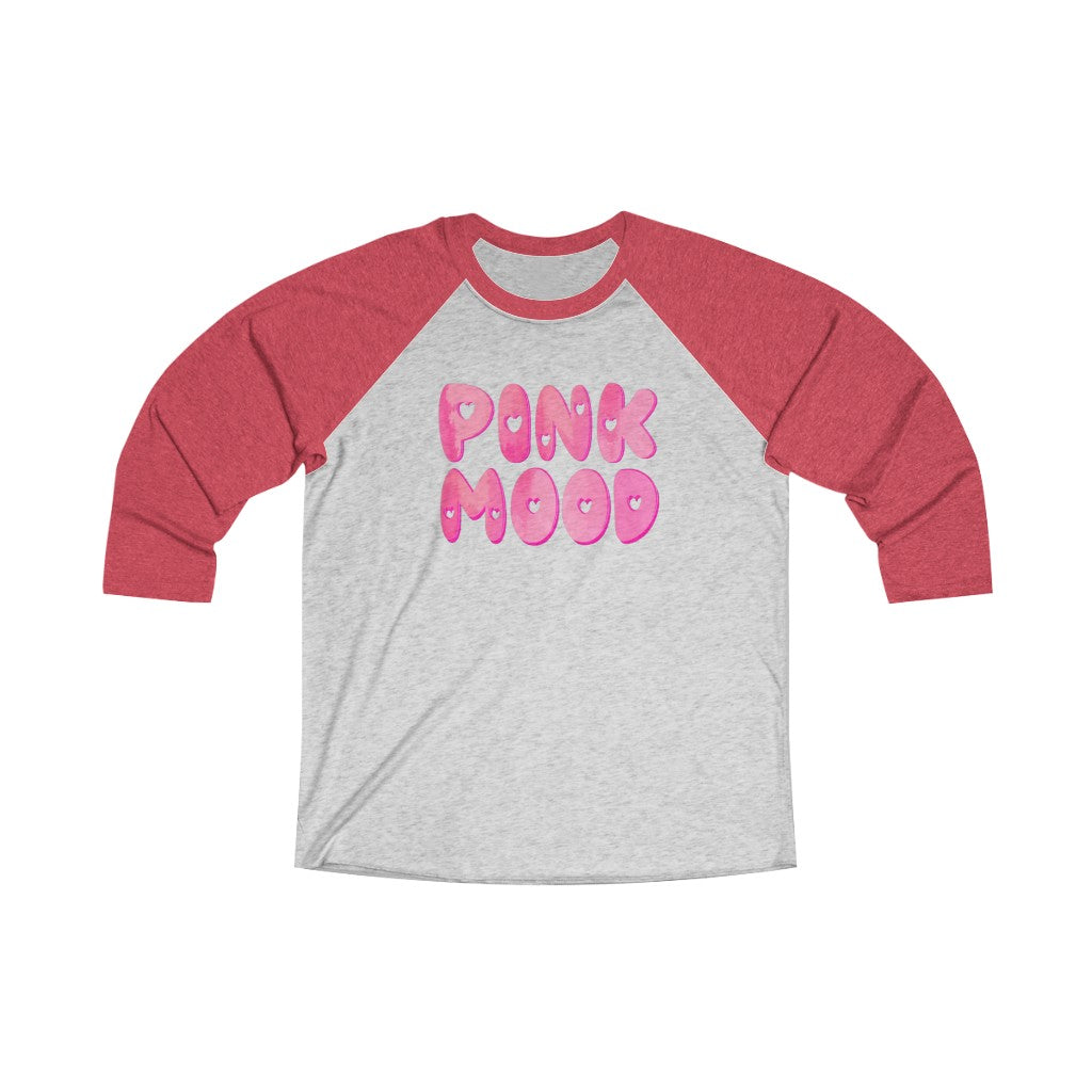 Pink Mood 3/4 Raglan Tee