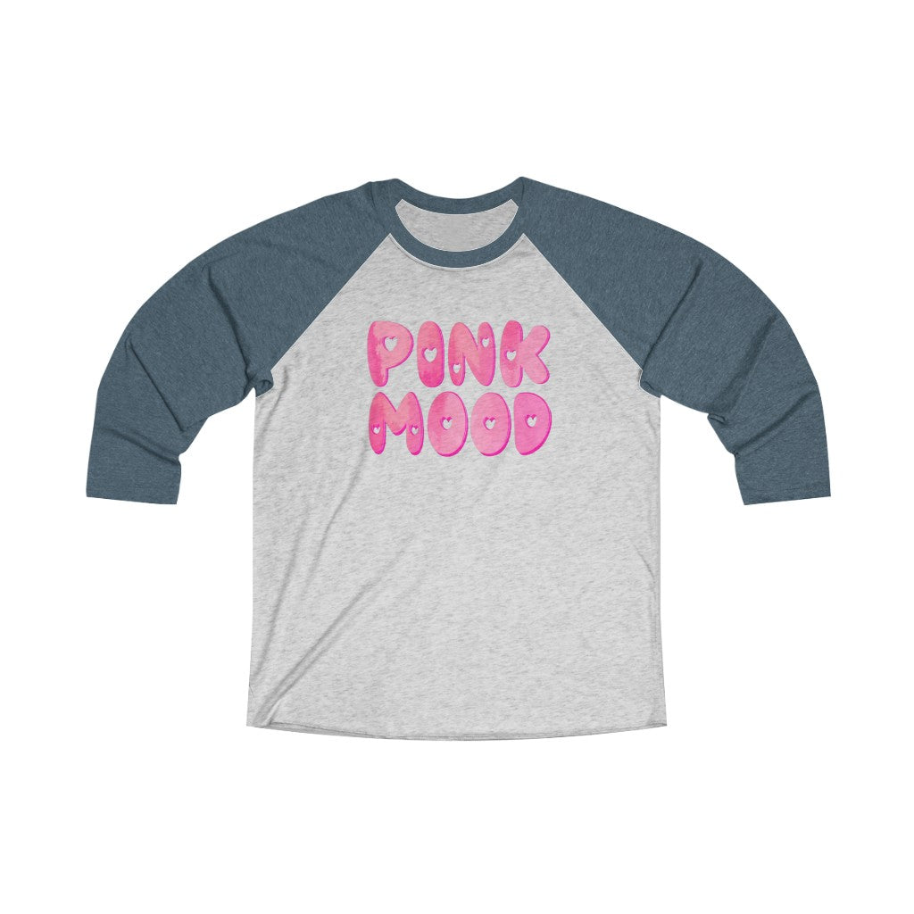 Pink Mood 3/4 Raglan Tee