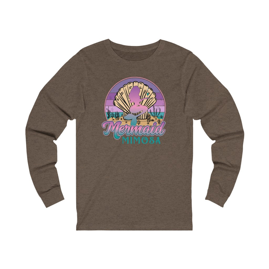 Mermaid Mimosa Long Sleeve Graphic Tee