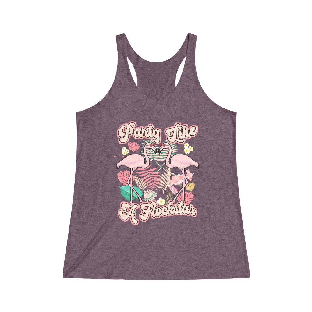 Party Like A Flockstar Racerback Tank