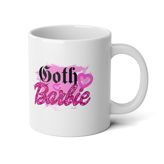 Goth Barbie Jumbo Mug, 20oz