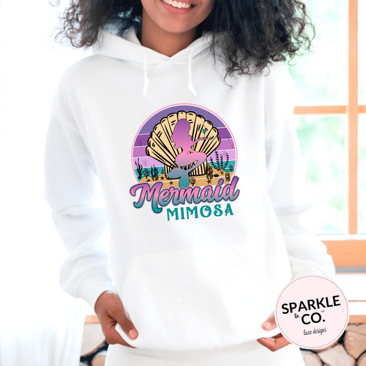 Mermaid Mimosa Hooded Sweatshirt