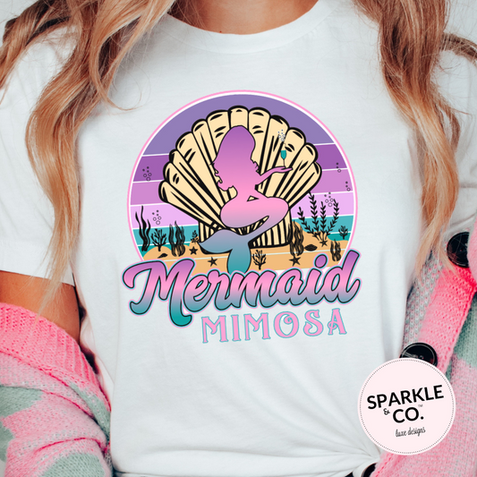Mermaid Mimosa Graphic Tee