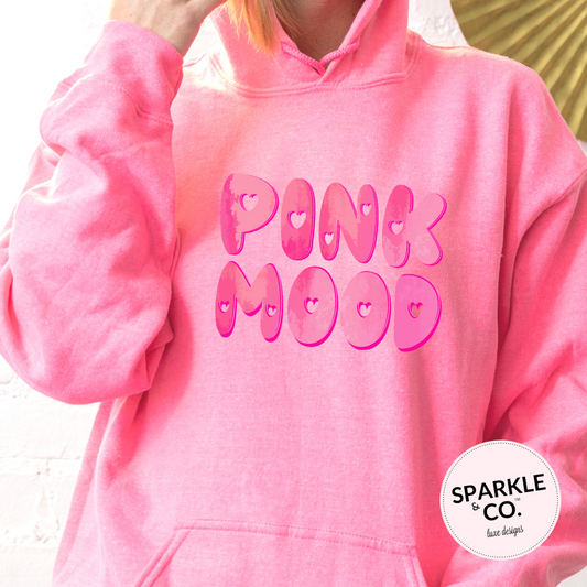 Pink Mood Hooded Sweatshirt