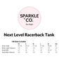 Sparkle & Co. Logo Racerback Tank