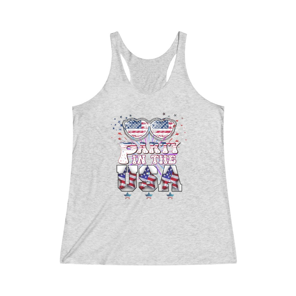 Party In The USA Racerback Tank