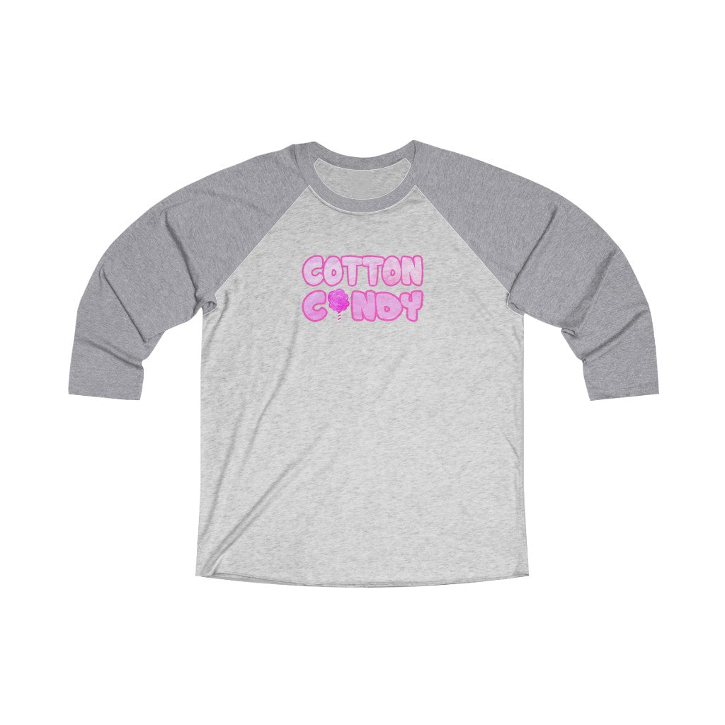 Cotton Candy 3/4 Raglan Tee