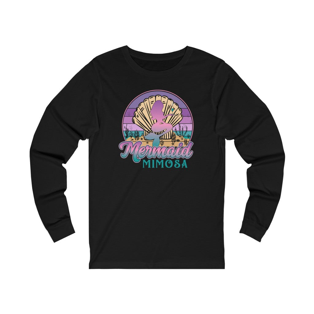 Mermaid Mimosa Long Sleeve Graphic Tee