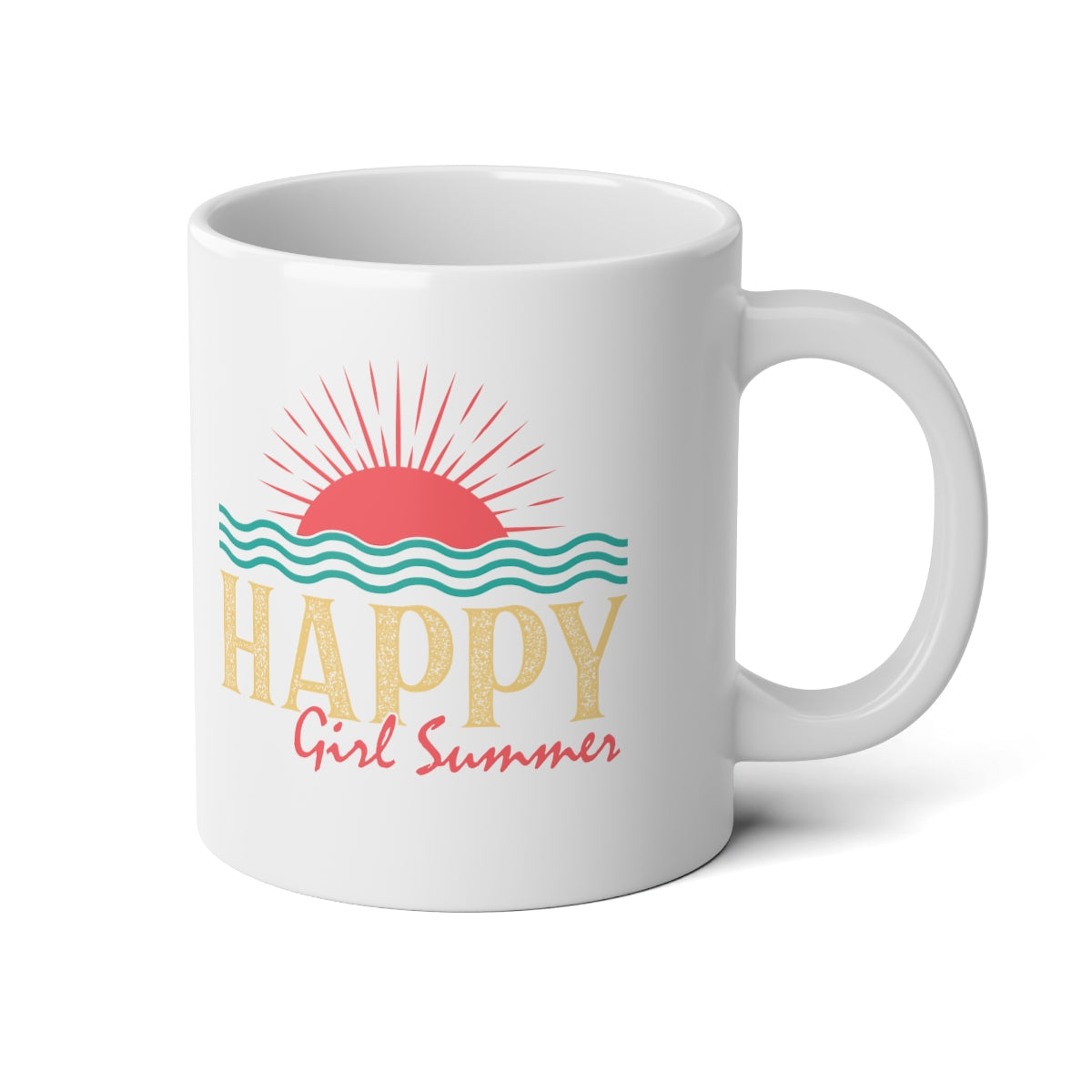 Happy Girl Summer Jumbo Mug, 20oz