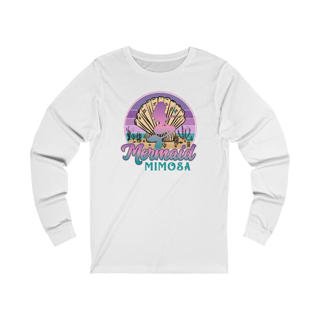 Mermaid Mimosa Long Sleeve Graphic Tee