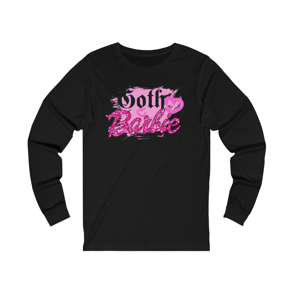 Goth Barbie Long Sleeve Graphic Tee