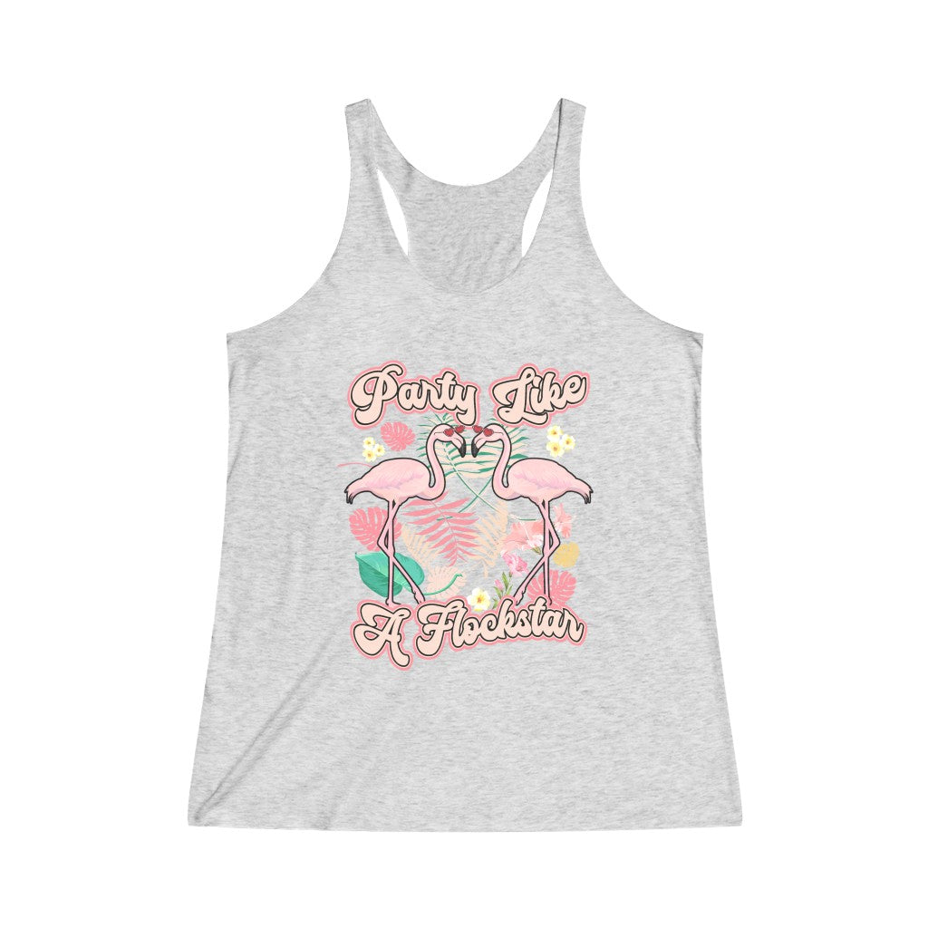 Party Like A Flockstar Racerback Tank