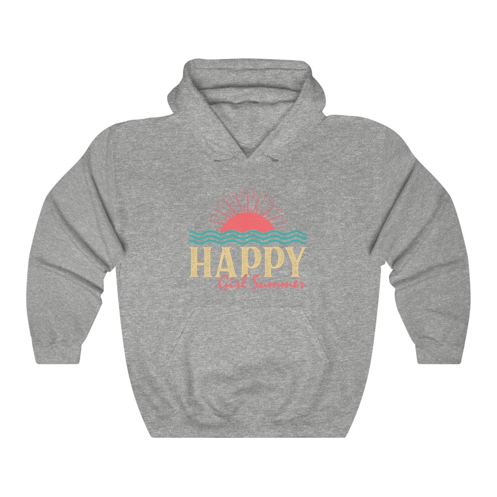 Happy Girl Summer Hooded Sweatshirt