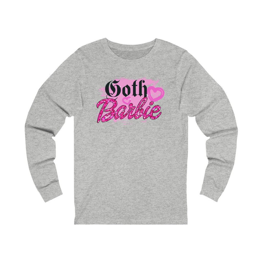 Goth Barbie Long Sleeve Graphic Tee